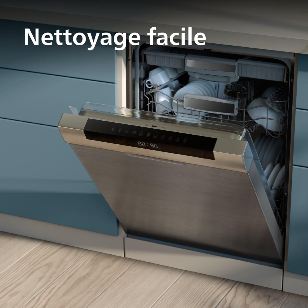 Philips - Série 5000 - grande surface, plaques réversibles, zones doubles, température réglable, 2400W, HD6222/95