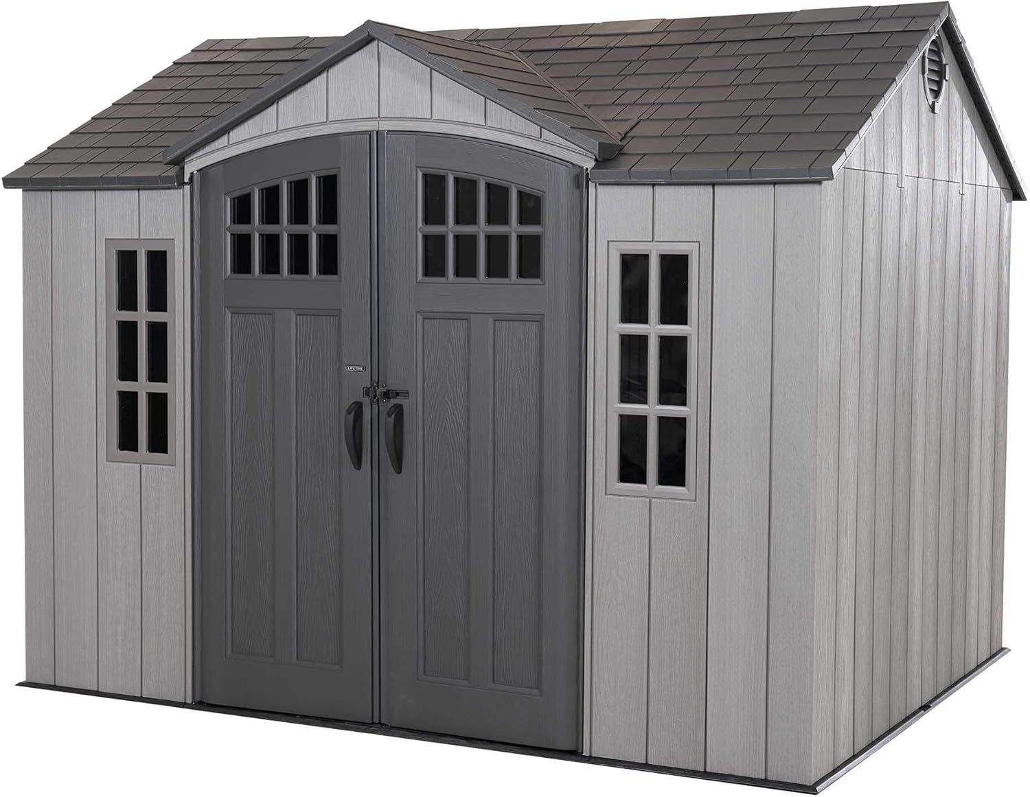 Lifetime - abri de jardin série 3m x 2,4m - double porte résistante - 60334
