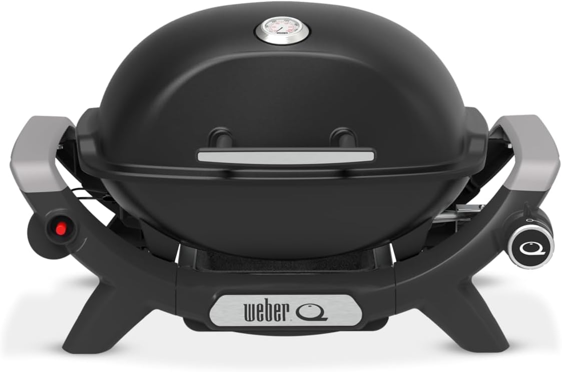 Weber - Q 1100N - compact et léger - grille fonte, allumage électronique, noir