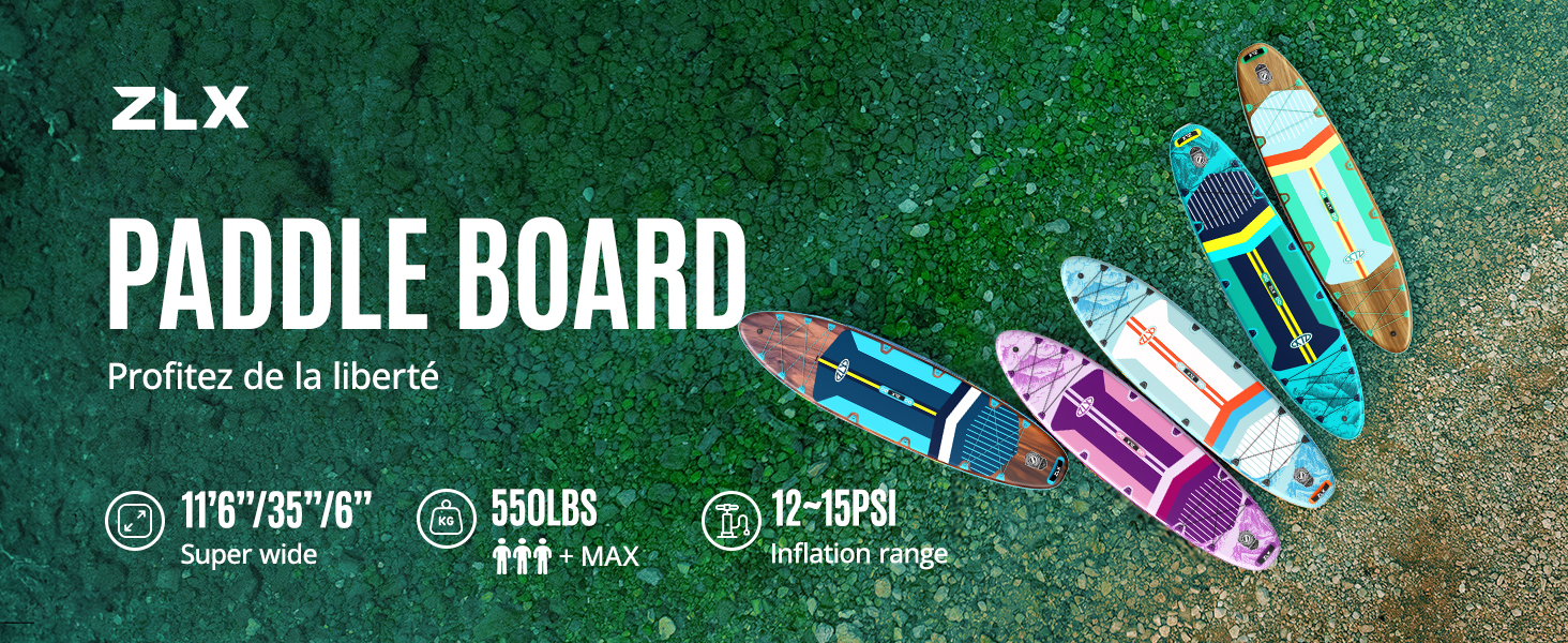 ZLX Planche de stand up paddle gonflable