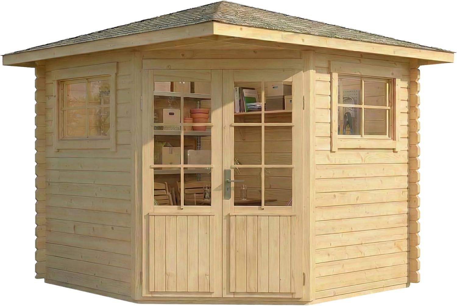 Abri de Jardin en bois - 7,2 m²
