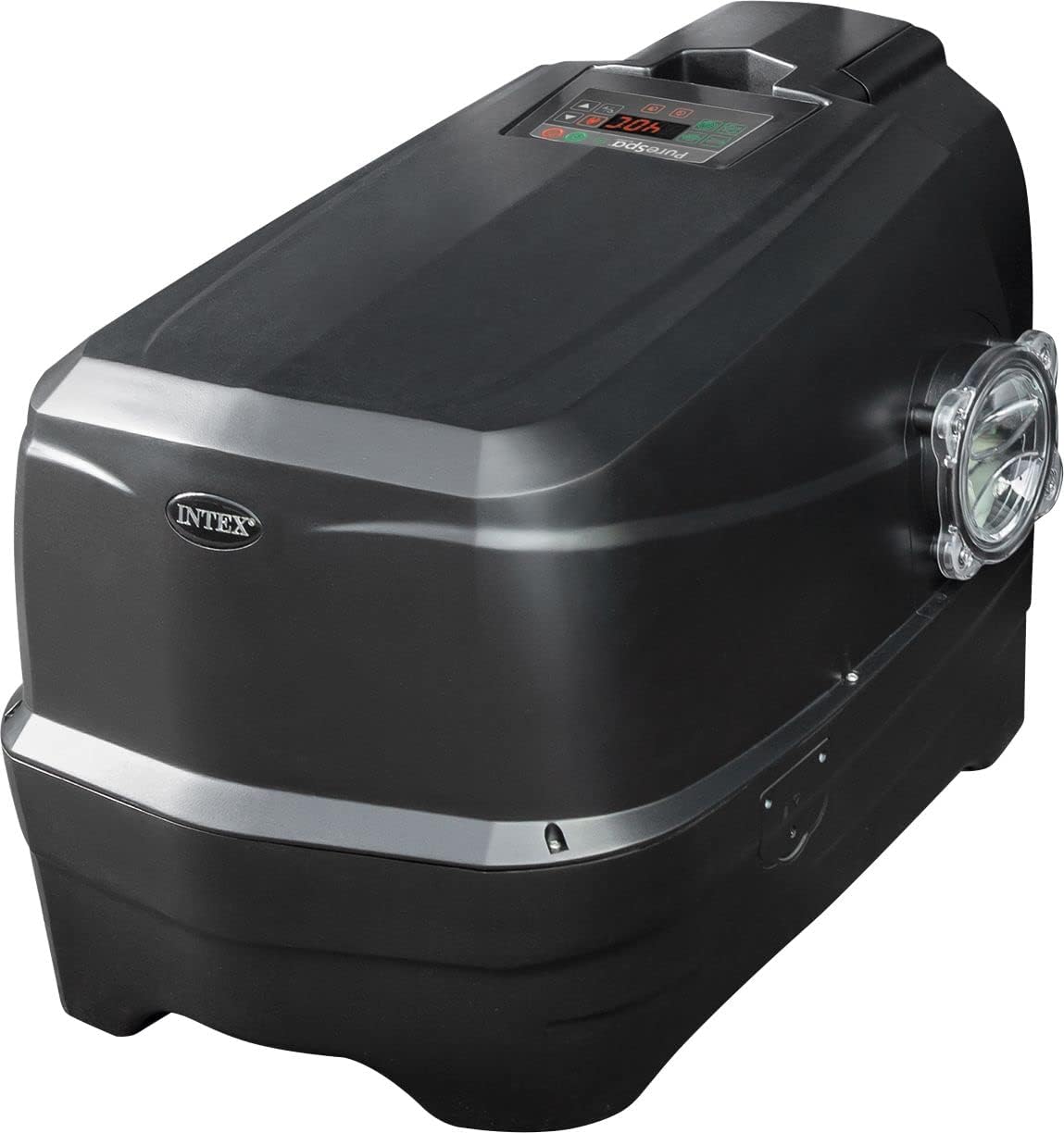Intex Pure SPA Octagon - 201x71 cm - 4 pers, eau salée, 795 l, noir - 28458