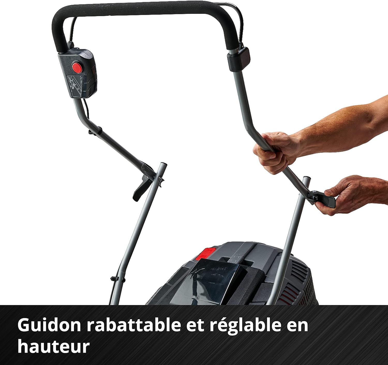Einhell Tondeuse à Gazon sans Fil GE-CM 43 Li M KIT Power X-Change (36V, Largeur de Coupe 43 cm, Surface conseillée 500 m²) Livré avec 2 Batteries 4,0 Ah et Chargeur