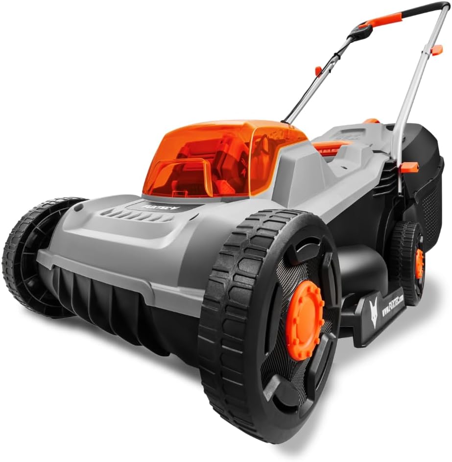 FUXTEC - Tondeuse à gazon sans fil - 30 cm - Batterie 4Ah, bac 30L, FX-E1RM20-ECO-SET