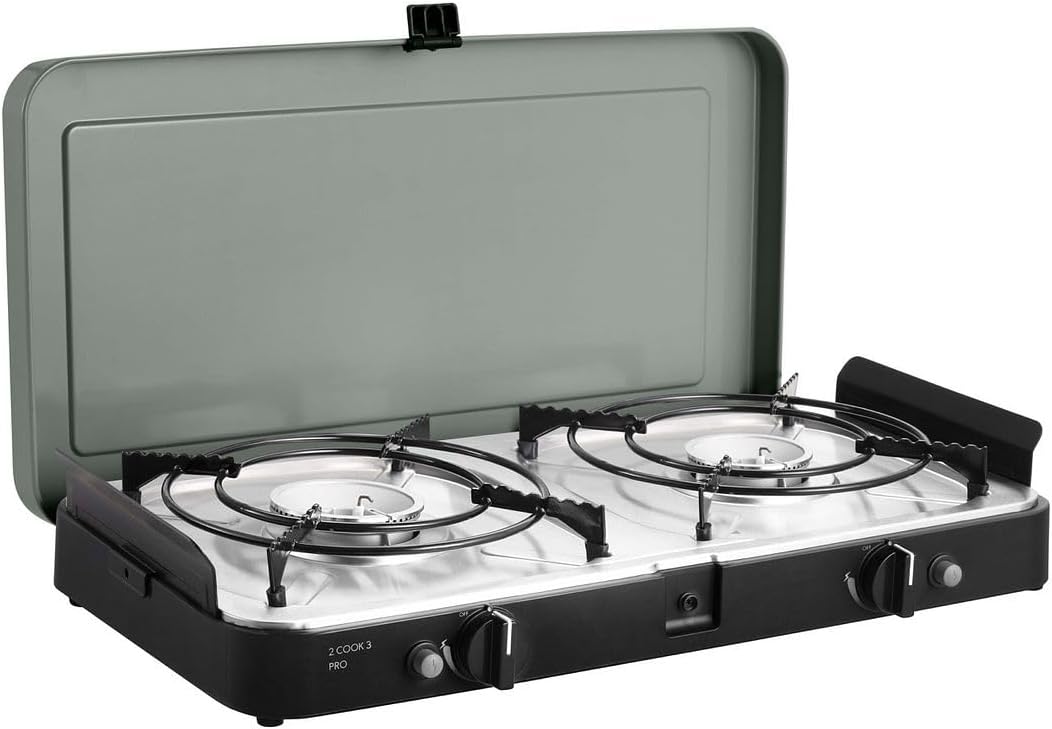 CADAC - 2-Cook 3 Pro - barbecue de table compact, sac inclus, 2-Cook3Pro