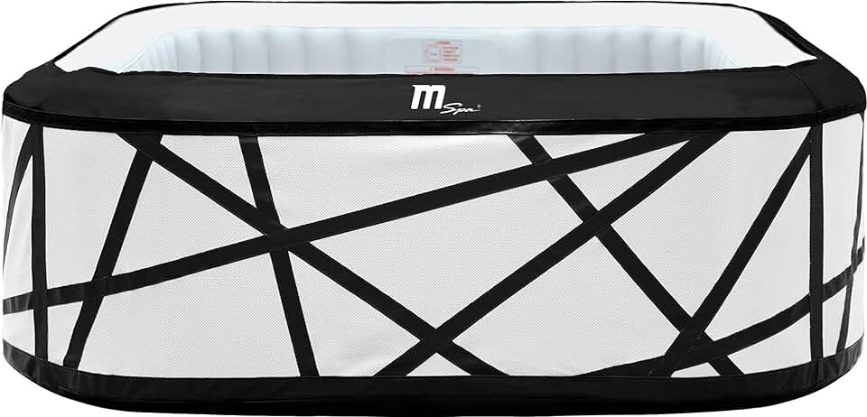 MSpa - Soho série - 185x185x68cm - 6 pers, 132 jets, 42°C, ozone, 6 couches