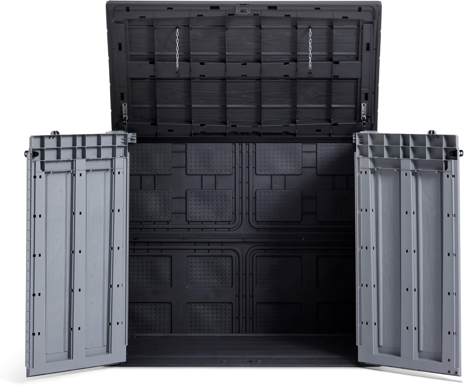 Keter - Abri horizontal Range SIO Pro - 1200L - rangement poubelle, résistant, gris SIO Pro