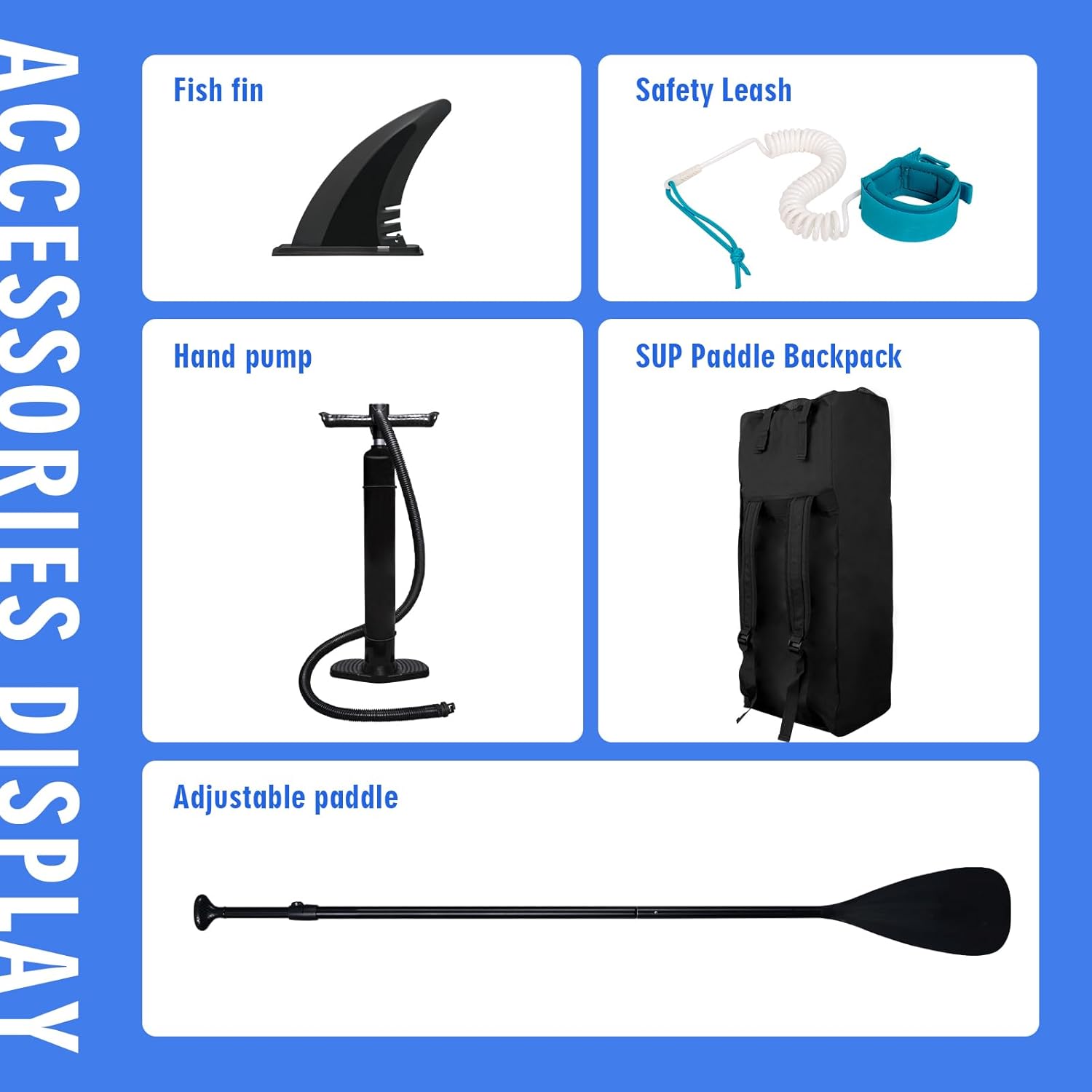 FunWater - planche SUP gonflable débutant/famille - plateforme EVA - accessoires complets