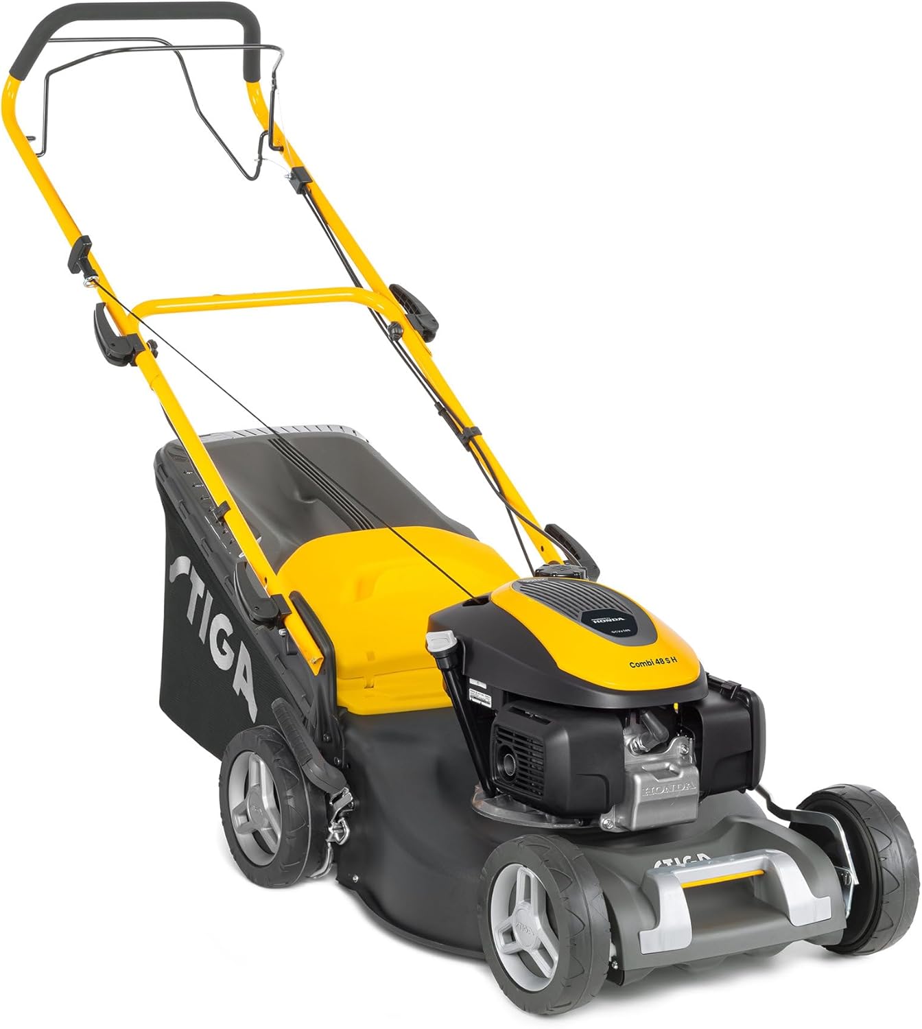 STIGA - Combi 48 S H - 46 cm - 145 cm³, 60 L, 3-en-1, pelouses 1200 m²