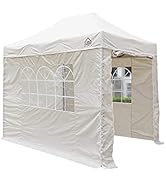 All Seasons Gazebos - Tonnelle pop-up 3x2m entièrement imperméable avec 4 parois latérales - Beige