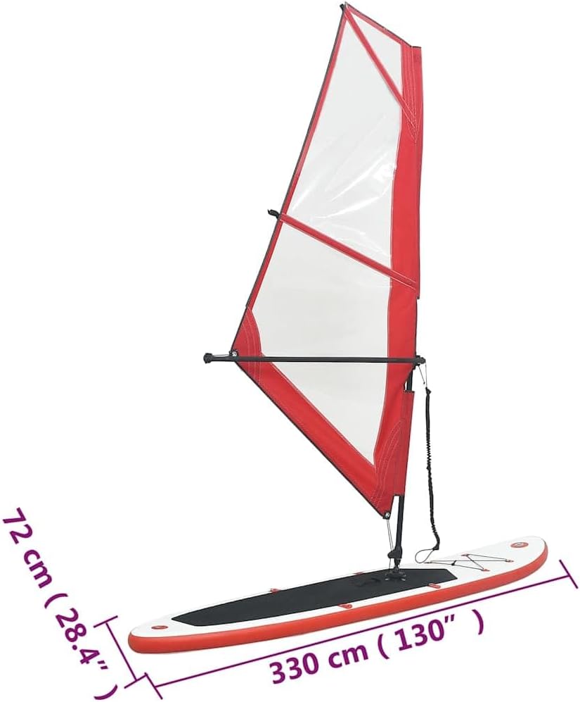 vidaXL Ensemble de Planches Gonflables avec Voile Surf Plusieurs Couleurs