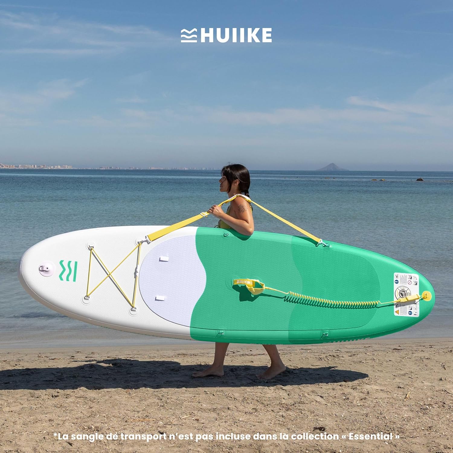 HUIIKE - Paddle gonflable adulte - 305x84x15cm - grande stabilité, accessoires inclus