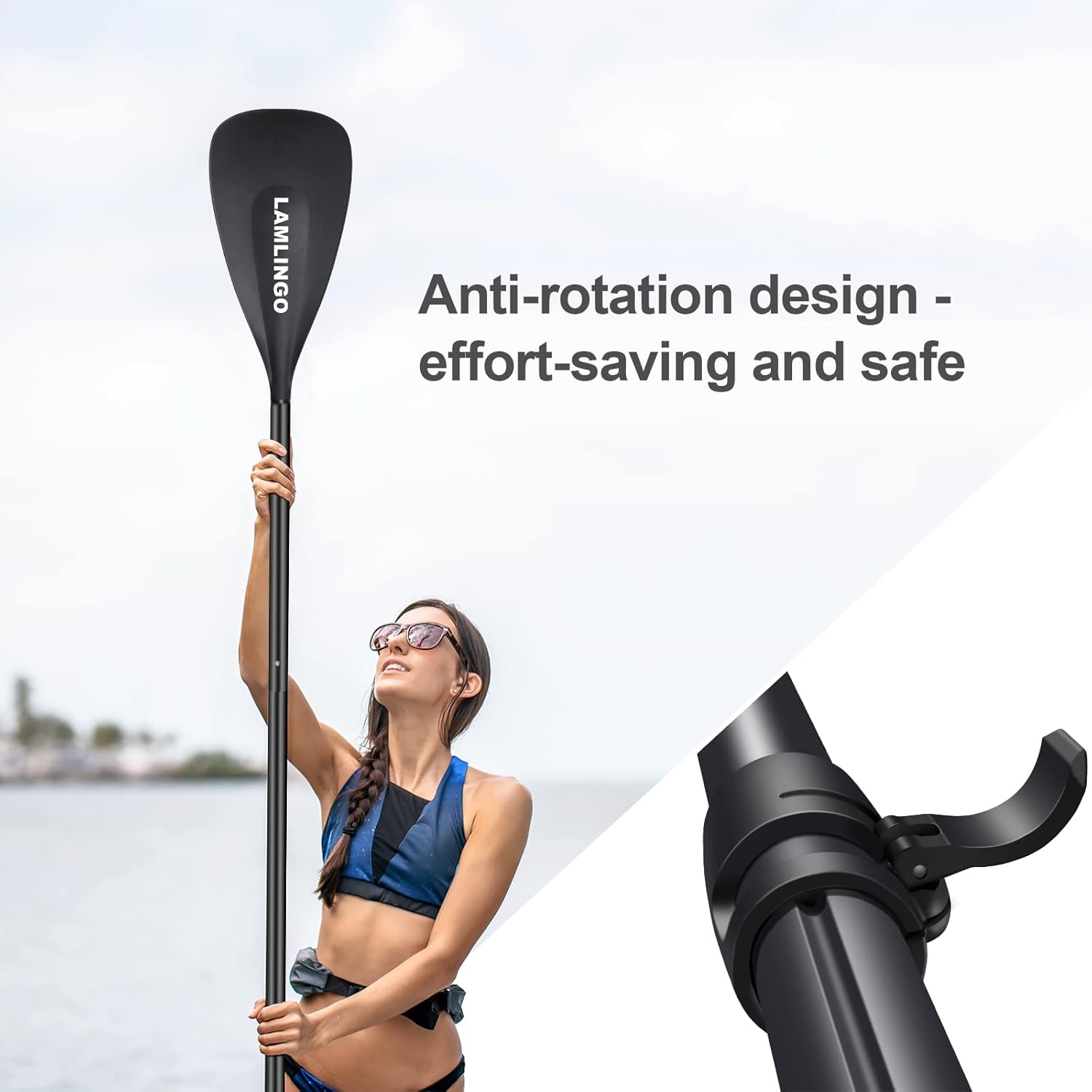Rolimate Max 200 KG Stand Up Paddle Board Gonflable Adulte, Sup Planche en PVC Construction Ultra Robuste, Kit Pagaie, Pompe à Double Action, Sac à Dos Boîte réparation