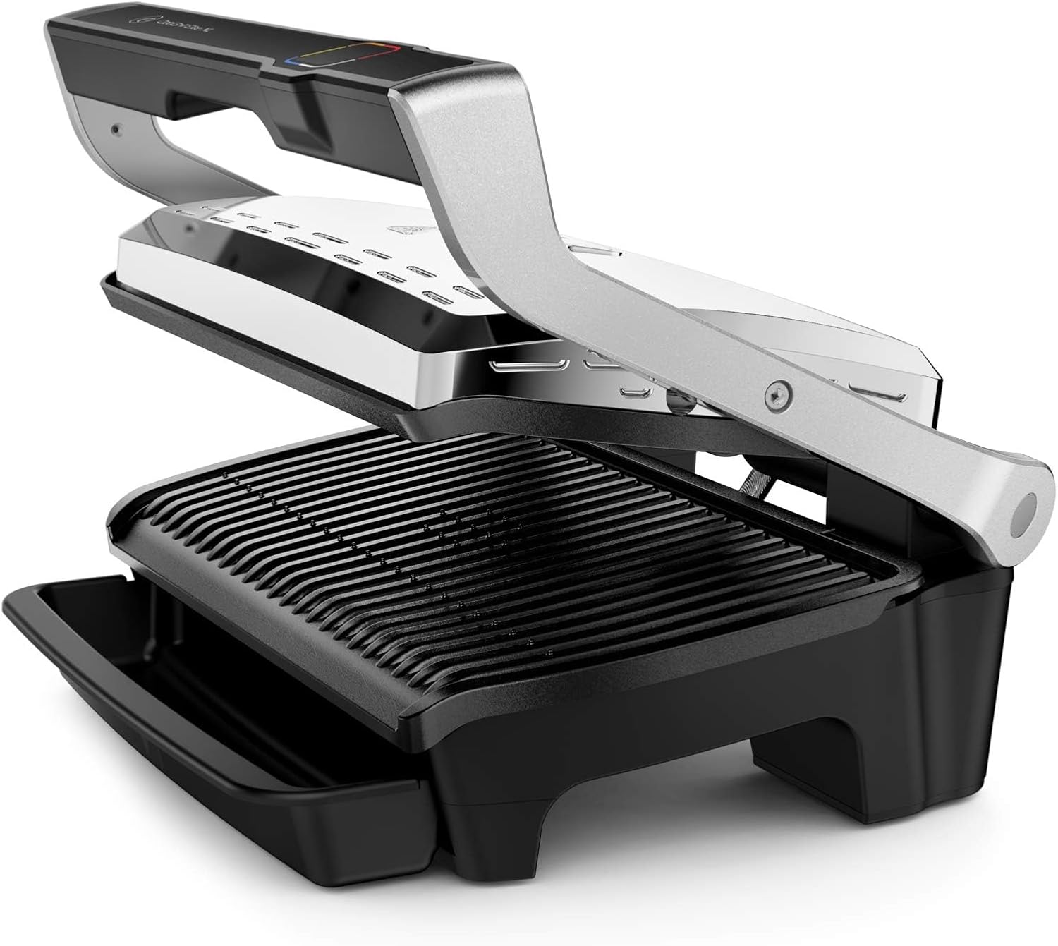 Tefal - Optigrill Elite XL, série GC760 - XL 8 pers., 16 programmes, grill intelligent, mode manuel, GC760D12