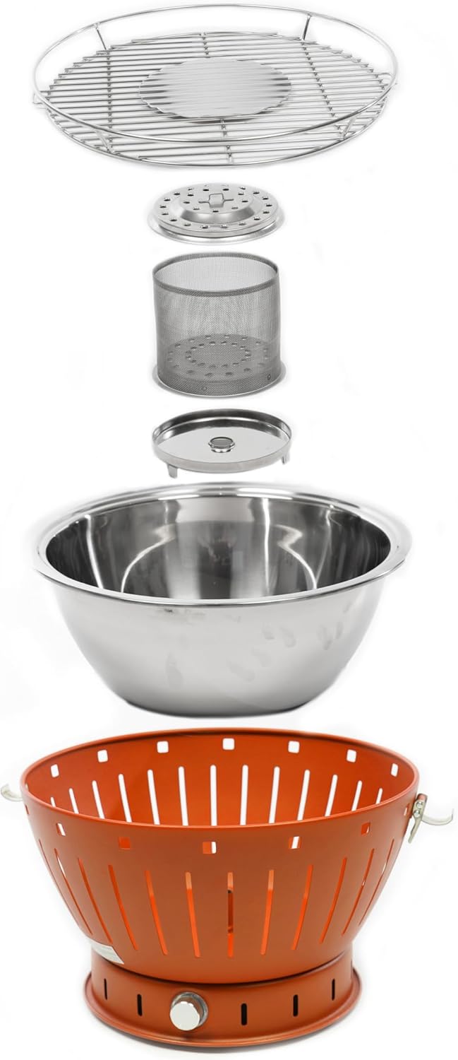 Mapa Grill - Barbecue portable sans fumée - 35cm diamètre - charbon de bois