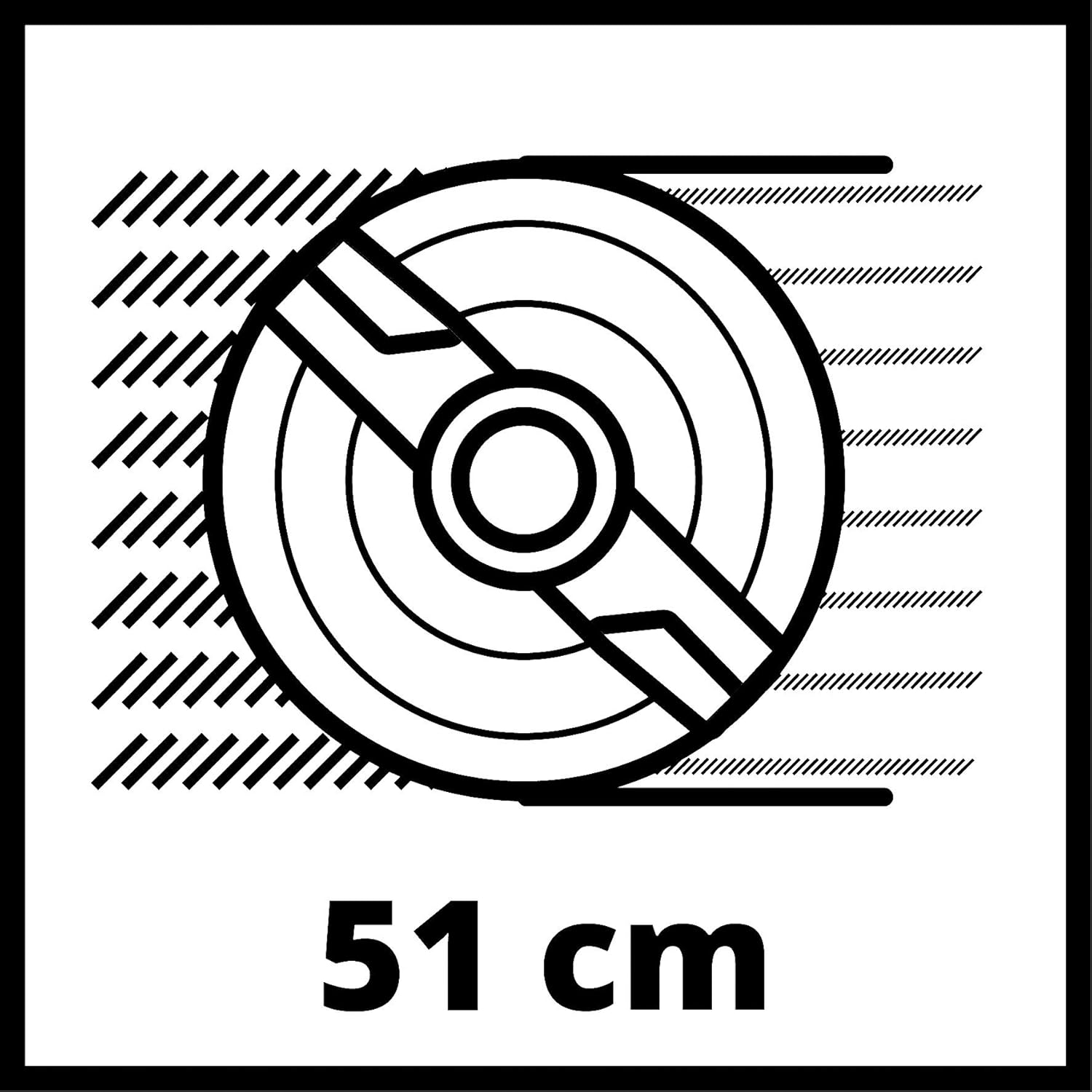 Einhell - Tondeuse thermique série HW - 51 cm - Pour surfaces jusqu'à 1 800 m² - GC-PM 51/3 S HW