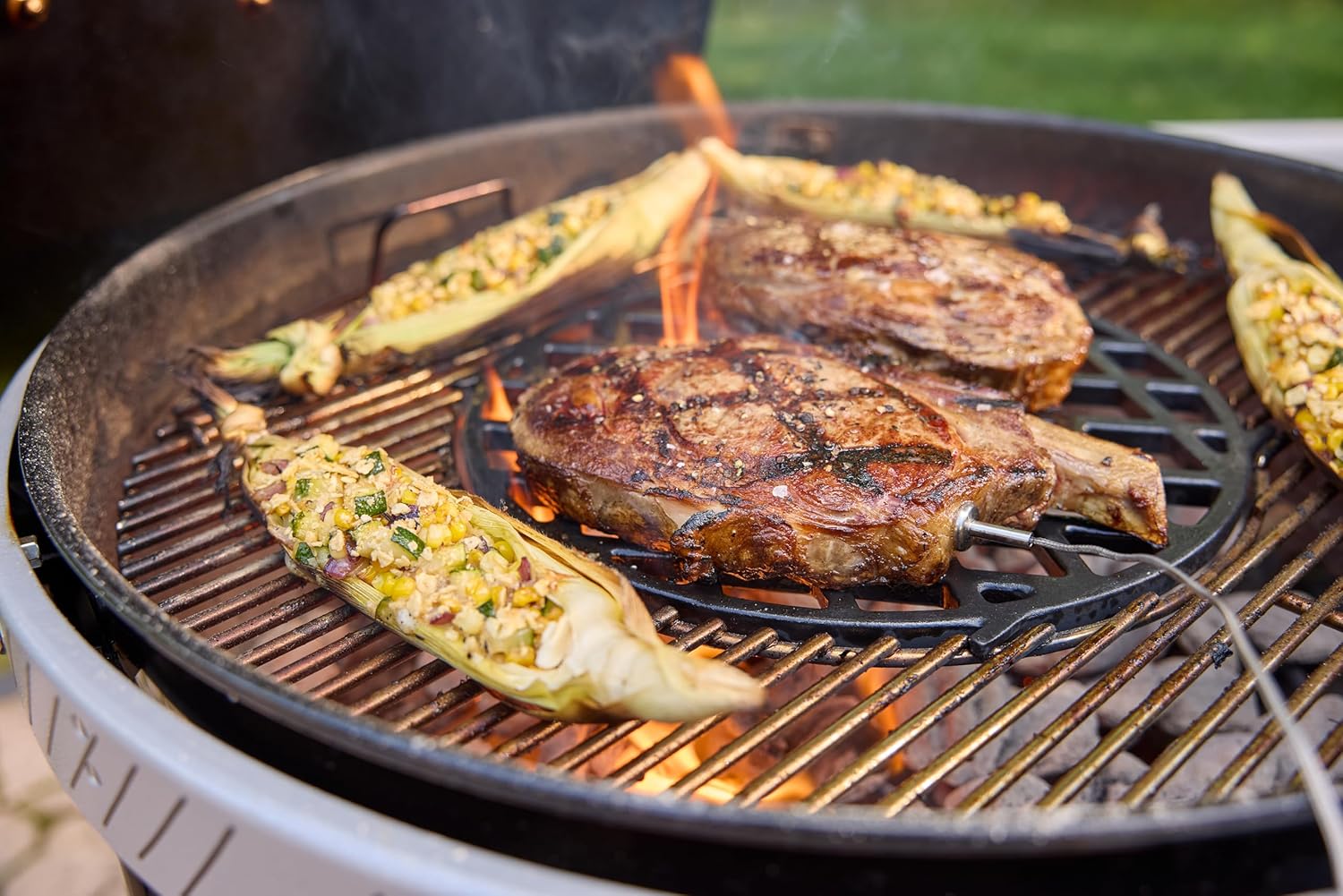 Weber - Performer série - 57 cm - barbecue charbon, couvercle acier, tablette, One-Touch, thermomètre