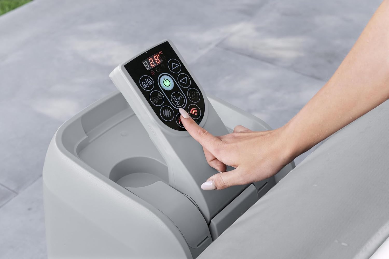 Bestway Spa Gonflable Rond Lay-Z-Spa Budapest AirJet 4-6 Places