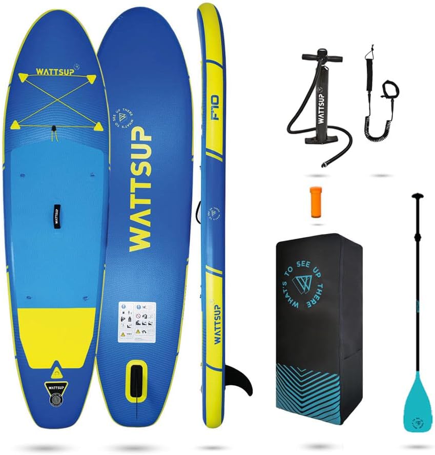 Wattsup - First gamme SUP gonflable - Dropstitch - Pack complet