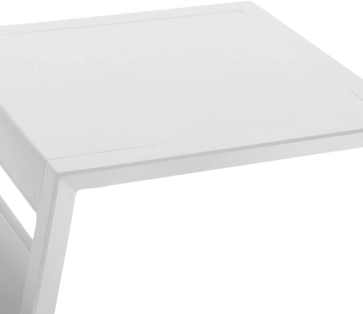 Hespéride - table d'appoint Allure - 50x50 cm - acier blanc