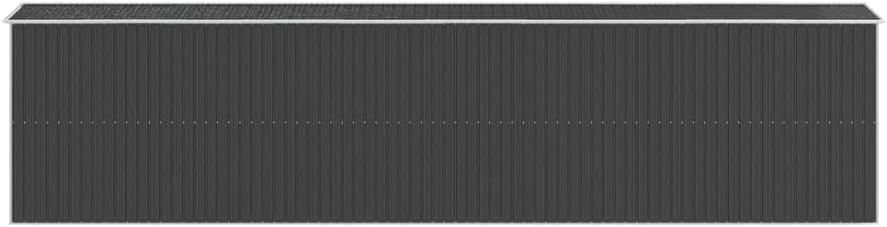 Générique Abri de Jardin Anthracite 192x855x223 cm Acier galvanisé,Structures extérieures, Cabanes & abris de Jardin,3147457