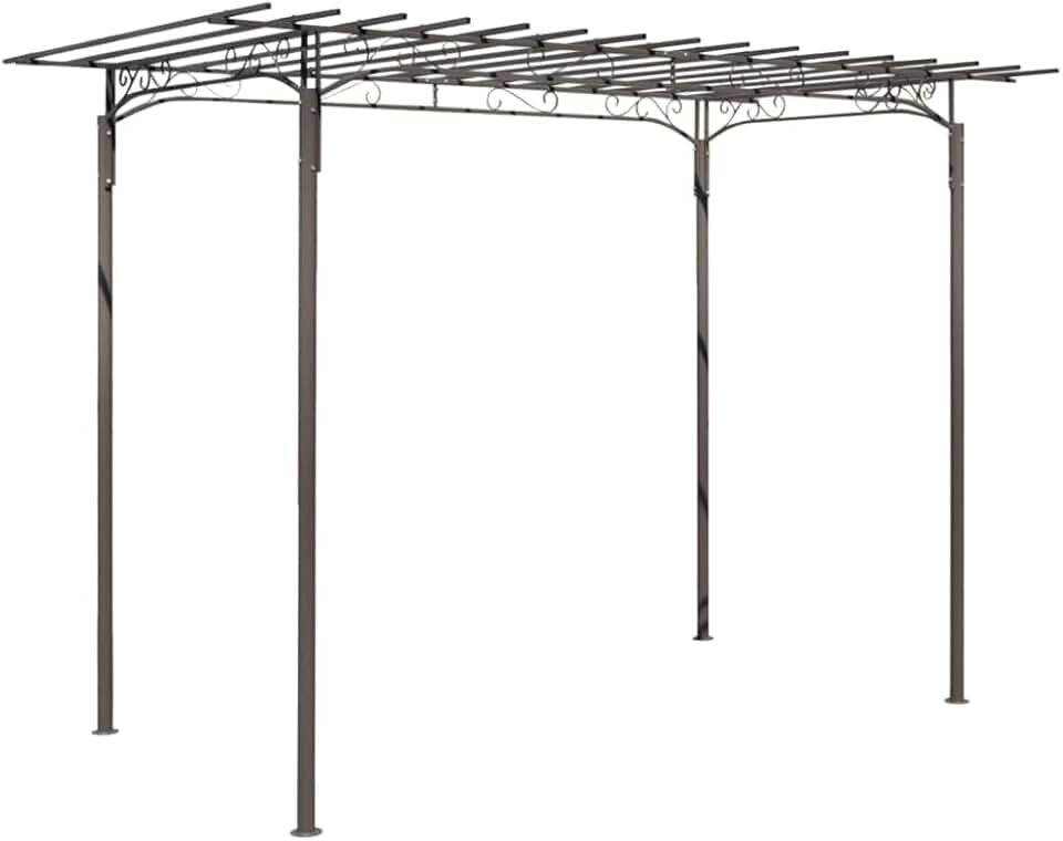 vidaXL - tonnelle jardin acier - 3x6 m - chapiteau réception robuste