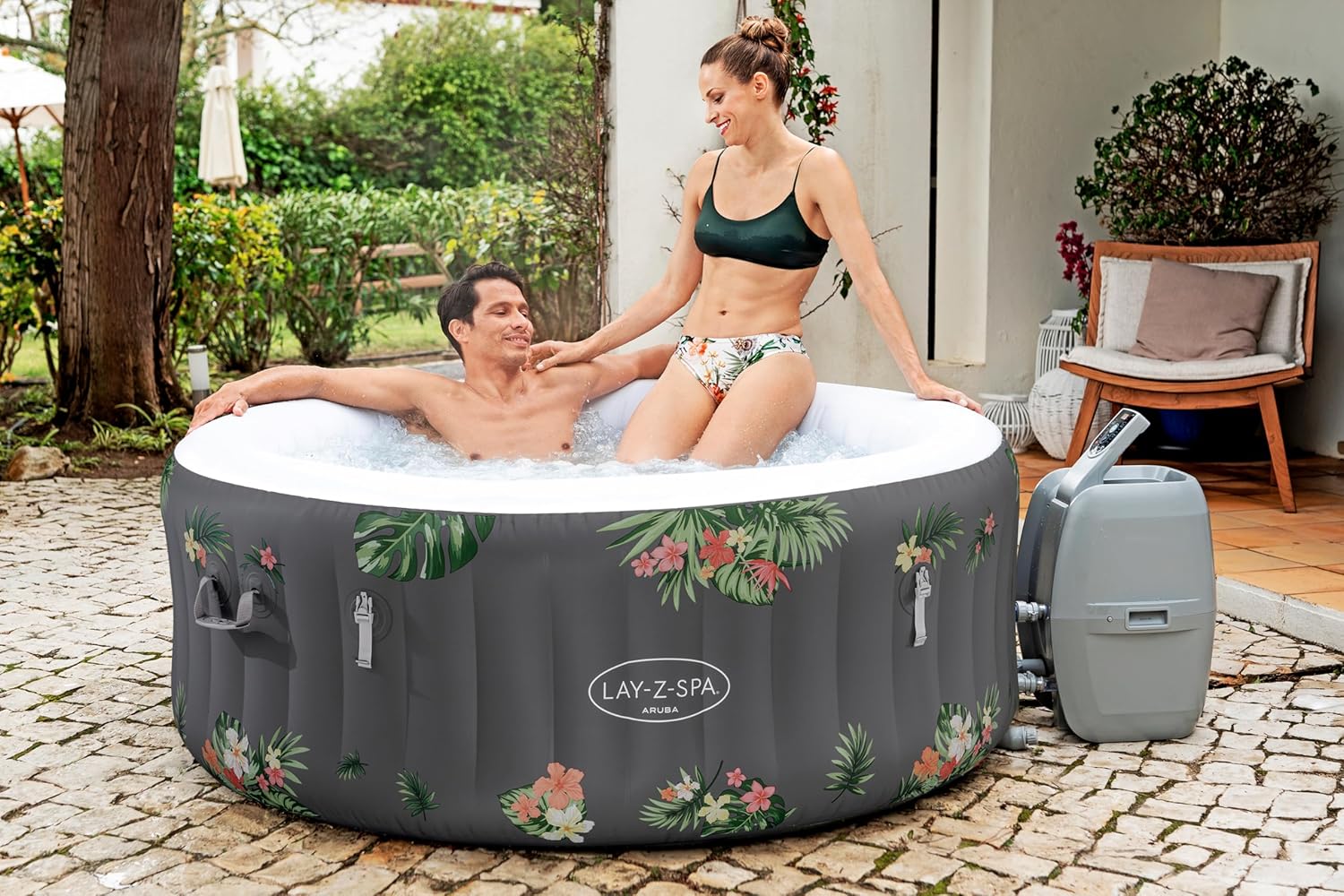 Bestway - LAY-Z-SPA Aruba Airjet - 170x66 cm - 2/3 pers, relaxation