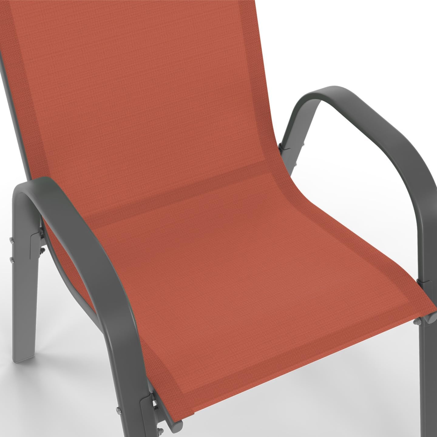 IDMarket - Salon Madrid - table 190cm, 8 chaises empilables mixte