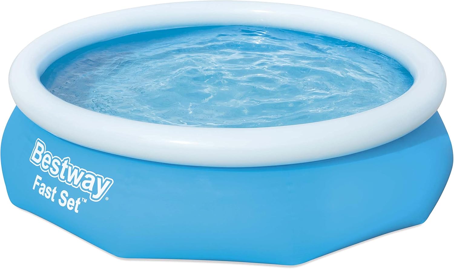 Bestway 57266 Piscine Hors Sol Fast Set diamètre 305 x 76 cm Effet Pierres