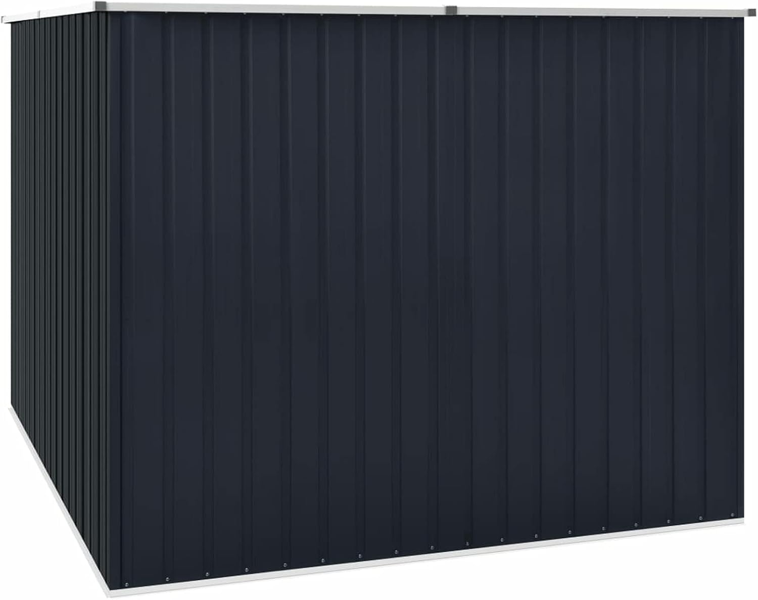 LAPOOH Abri de Jardin Anthracite 195x198x159 cm Acier galvanisé,Armoire De Jardin Exterieur,Abri De Jardin,Meuble Exterieur Rangement