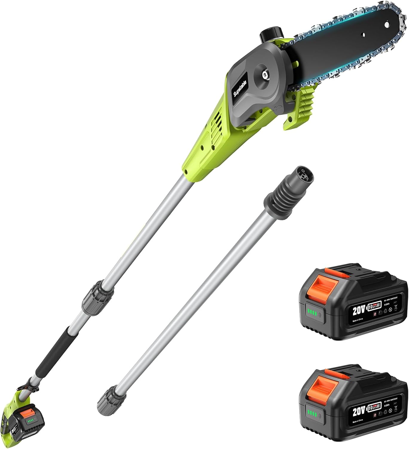 Supstable Mini Tronçonneuse Télescopique & Élagueuse Sur Perche 8