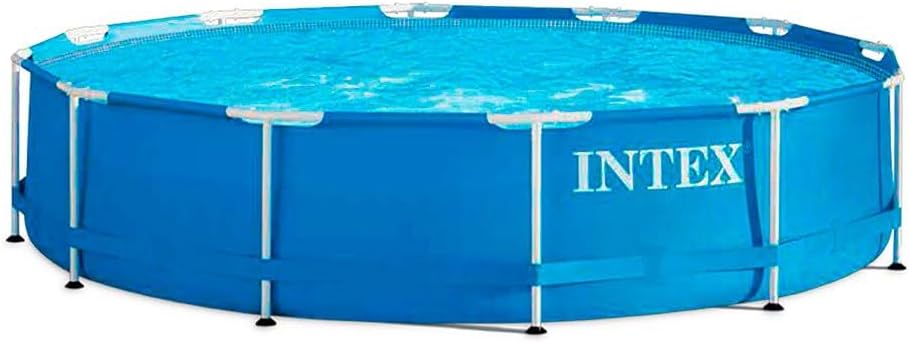 Intex - Metal Frame ronde - 3,66 x 0,76 m - kit piscinette tubulaire