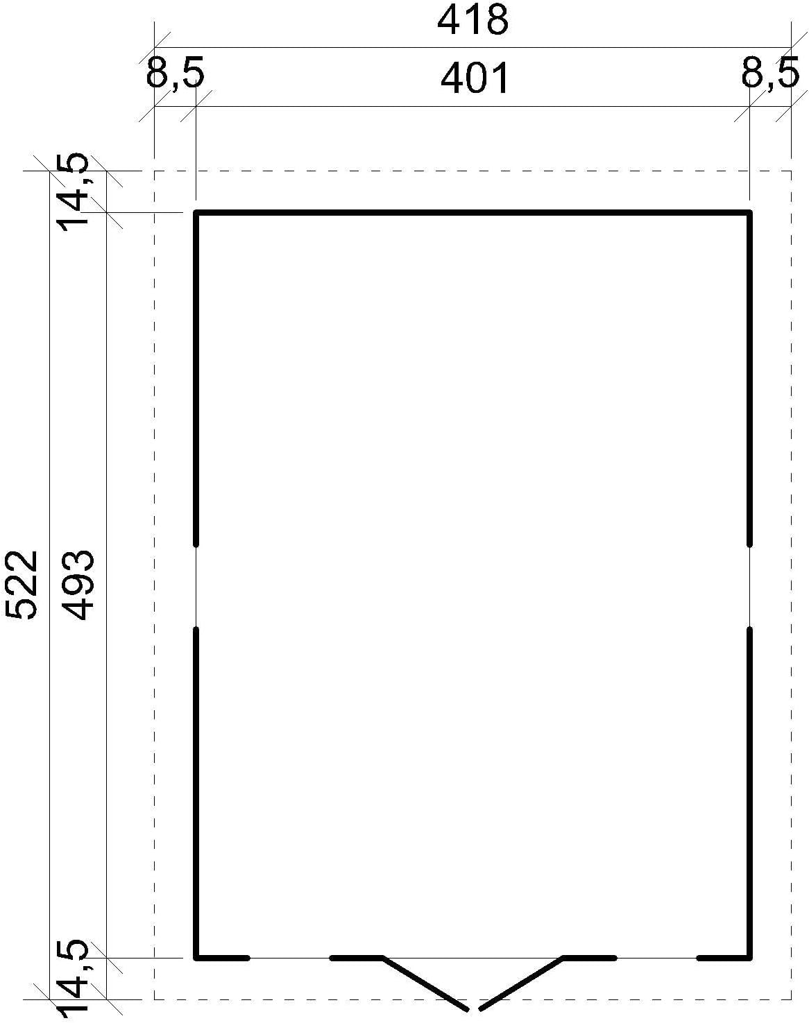 Abri de Jardin en Bois Exterieur avec Les PLANCHERS IMPRÉGNÉ- Maison de Jardin en Pin/épicéa-H246x418x522 cm/20 m²-Construction de Panneaux- Rangement pour vélos, Remise à Outils-TIMBELA M333 +M333G
