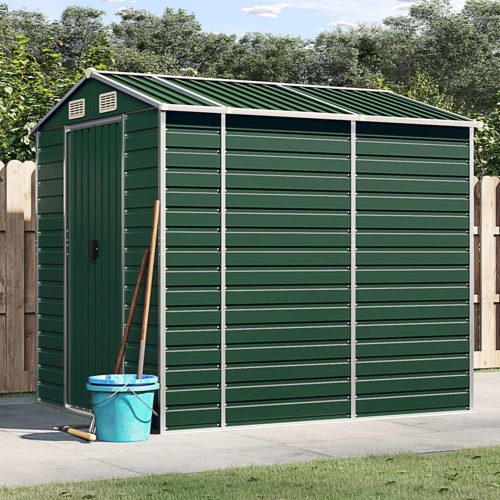Abri de jardin - acier galvanisé - 191x215x198 cm - rangement outils ZEYUAN