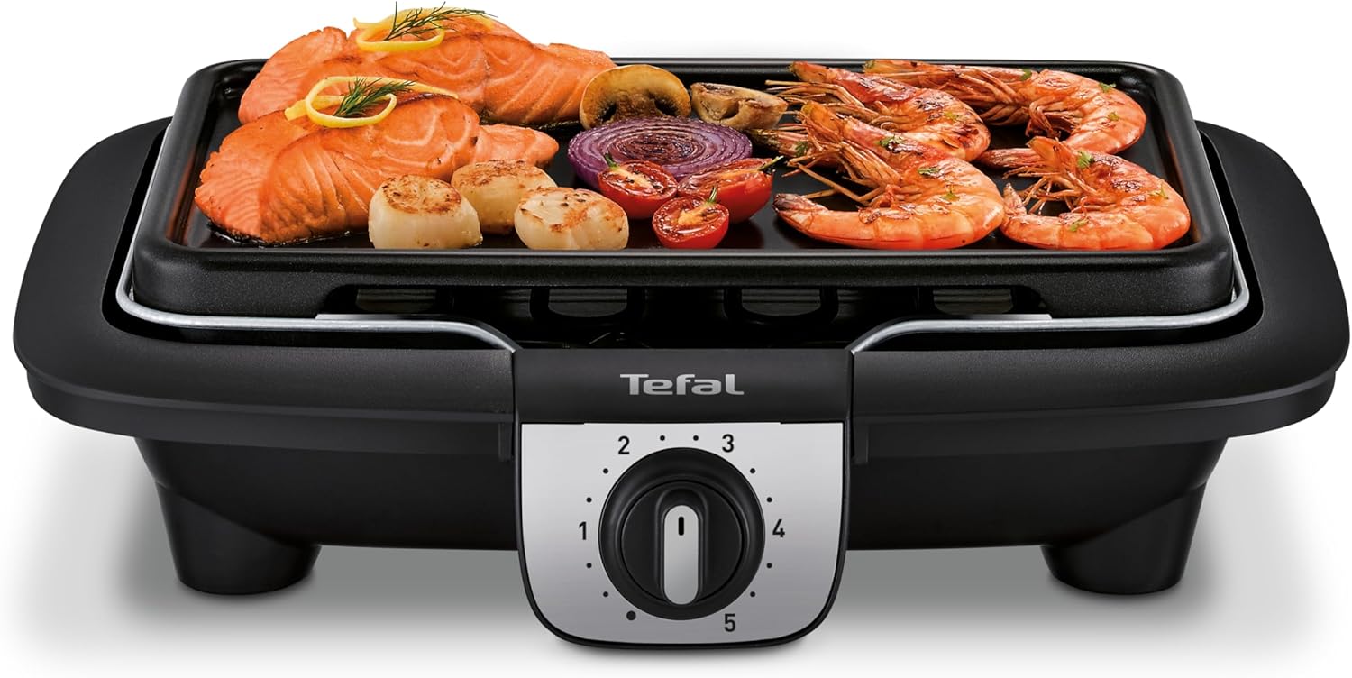 Tefal - Easy Grill 2en1 - plancha, 2100 W, peu de fumée - YY3818FB