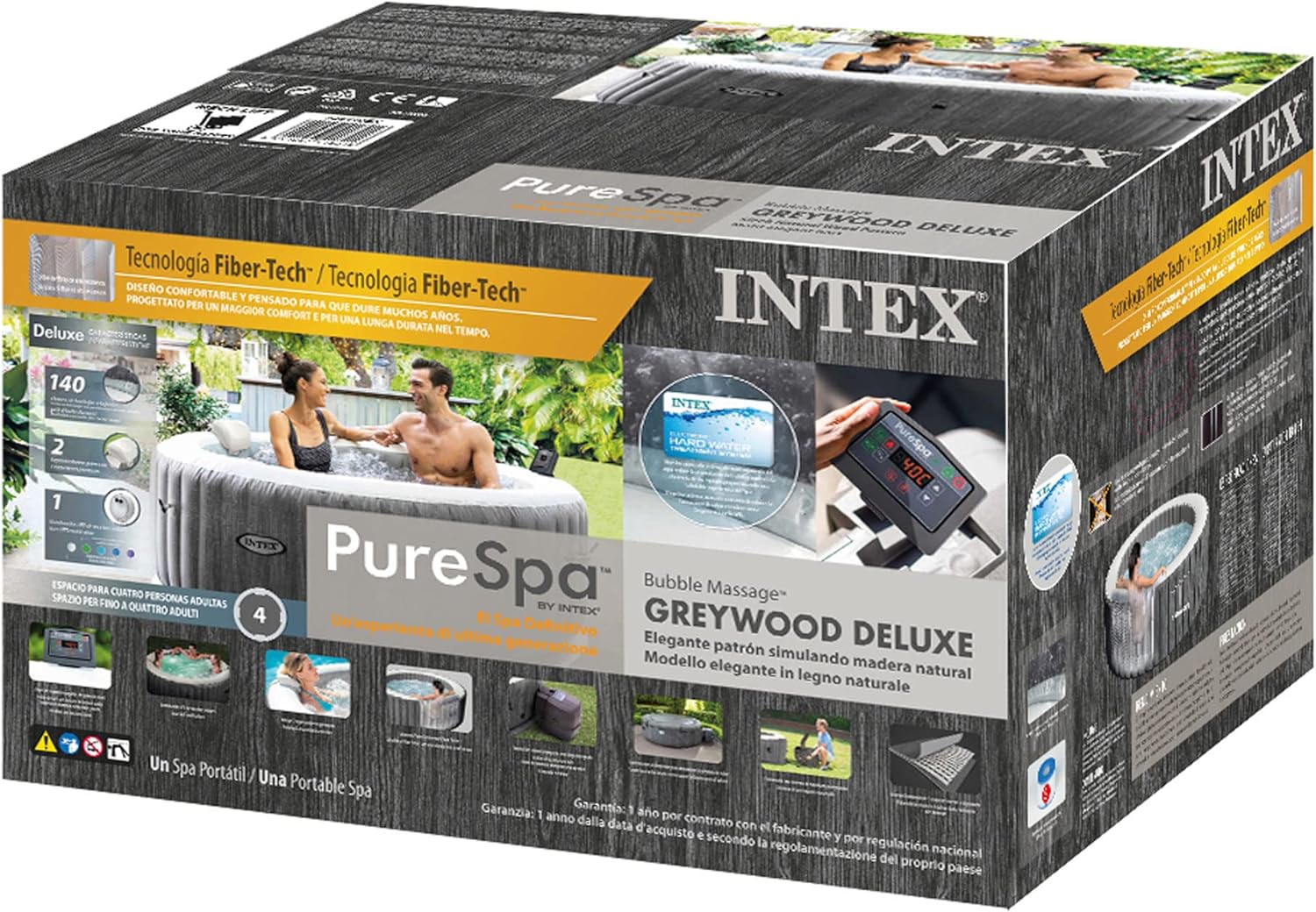 Intex - 28440EX - Spa Gonflable PureSpa Baltik 4 Places