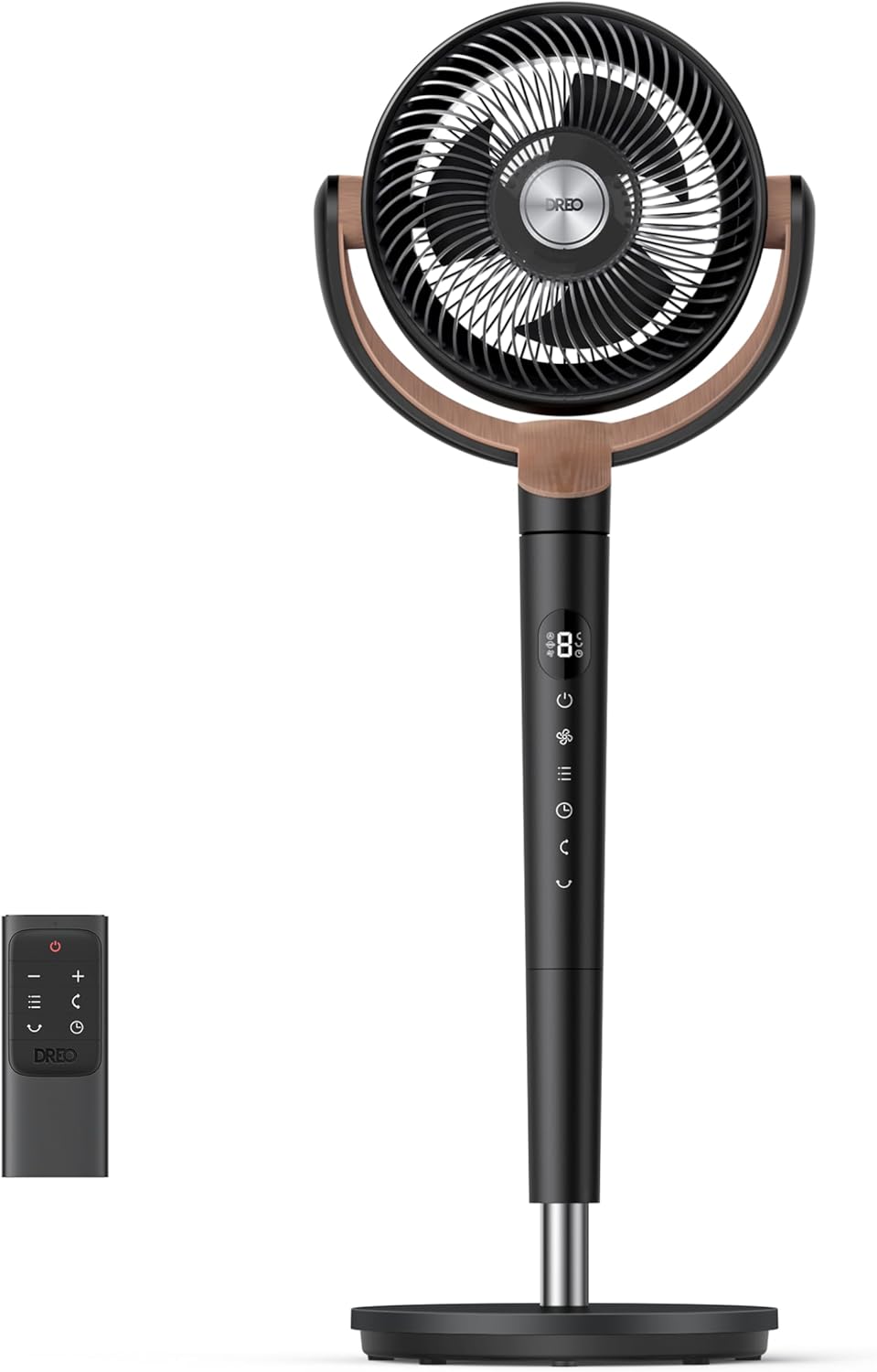 Dreo - ventilateur sur pied - 94-107 cm - 20 dB, oscillation 120°, portée 26 m