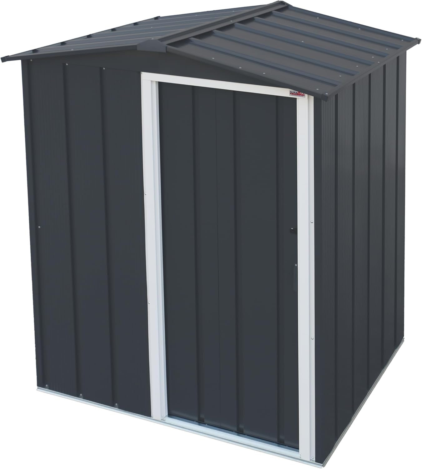 Duramax ECO 5 x 4 (1.56 m²) abri de jardin en métal galvanisé à chaud, Pour stockage d'outils, structure de toit renforcée, sans entretien, anthracite