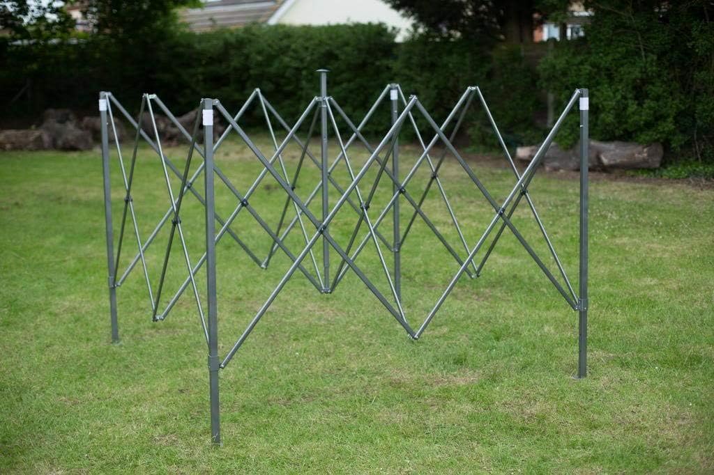 All Seasons Gazebos - Tonnelle pliante série standard - 3x3m - robuste, étanche, accessoires inclus