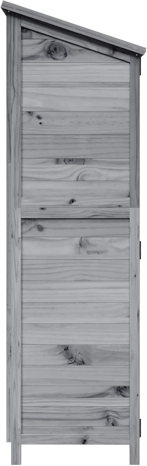 vidaXL - Abri de Jardin - 106x56x176,5 cm - bois, moderne, spacieux, aéré