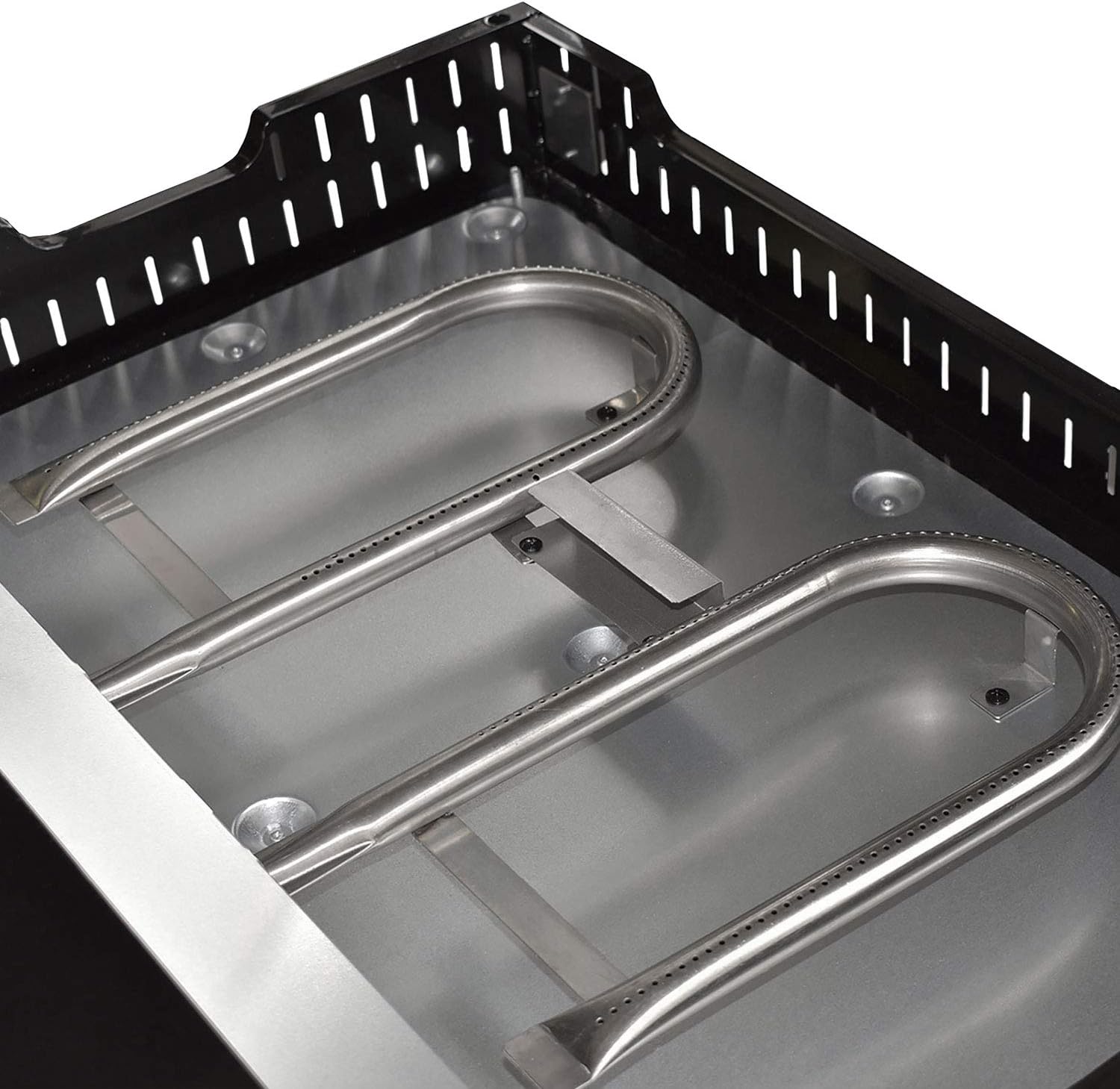 Cook'in Garden - Plancha Finesta - 2 brûleurs fonte - capot, 8-10 pers.