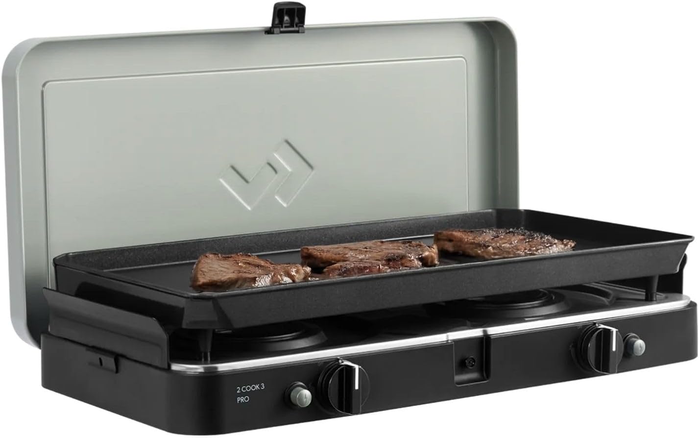 CADAC - 2 Cook 3 Pro Deluxe - surface inox - housse incluse - barbecue portable