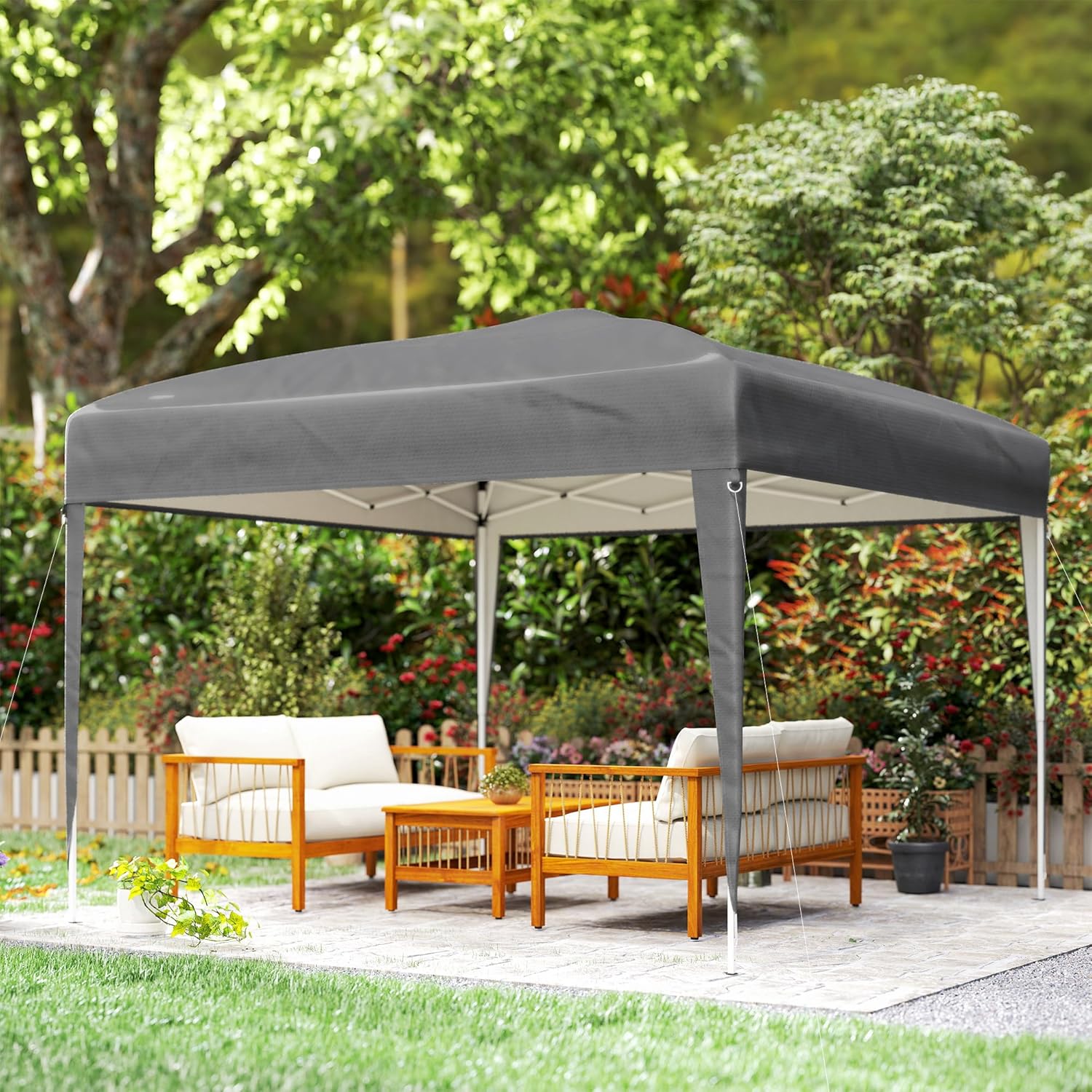 Outsunny - Tonnelle pliante série jardin - 3x3m - anti-UV, sac inclus