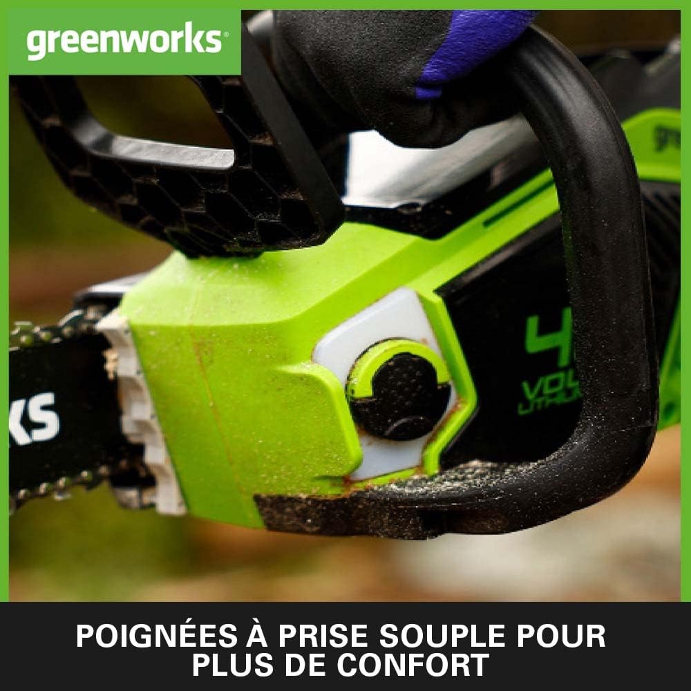Greenworks - tronçonneuse sans balais 14