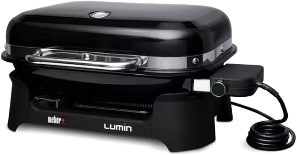 Weber - Lumin série - 2200W - grille fonte, compact, électrique