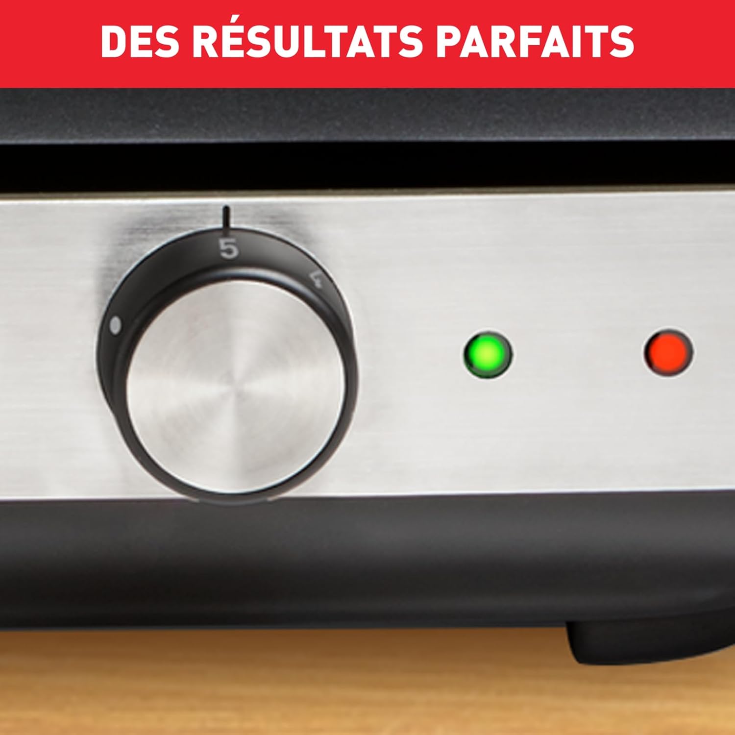 Tefal - Maxi Plancha Inox - XXL 10/12 pers. - thermostat réglable - CB690D12