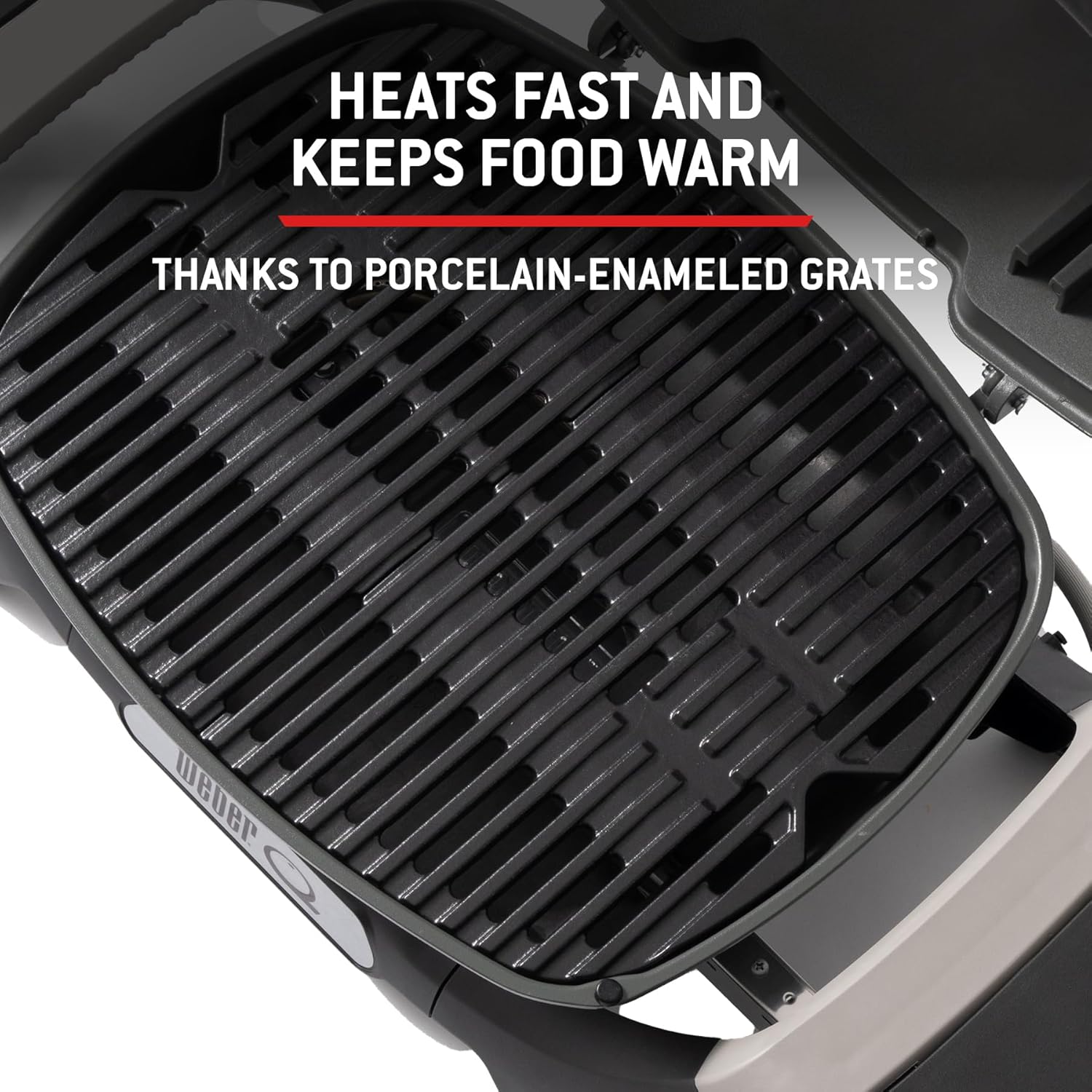Weber - Q 1200N - barbecue gaz compact, fonte émaillée, allumage électronique