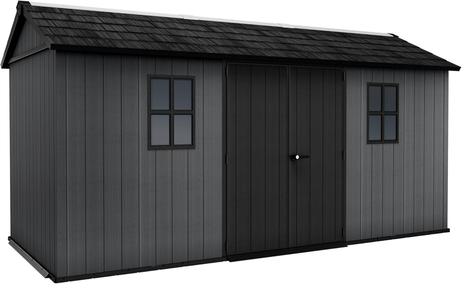 Abri de Jardin Newton Plus 1575-10 m² - Gris Aspect Bois - KETER