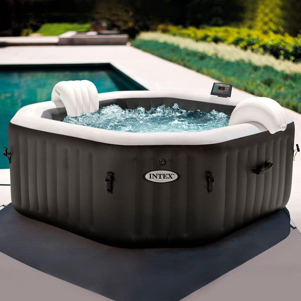 Intex - Pure Spa Carbone 4 places - spa gonflable - 201x71cm - 28458EX