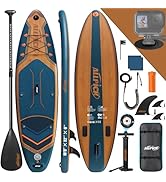 ALLPICK Premium SUP Board Set Stand Up Paddle Board Gonflable, avec support universel pour appareil photo, etc.
